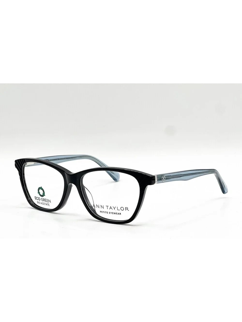 Ann Taylor Atp821 C01 Black Crystal Authentic Eyeglasses 50-14-130